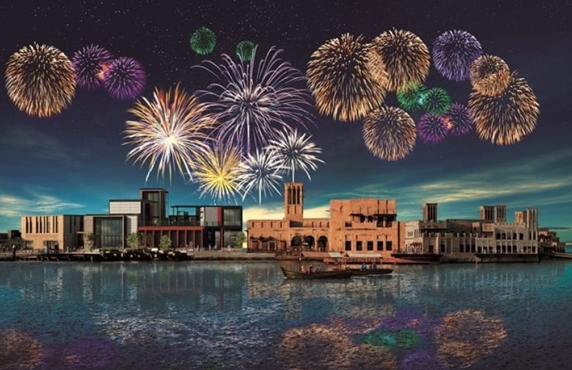 Al Seef Eid fireworks