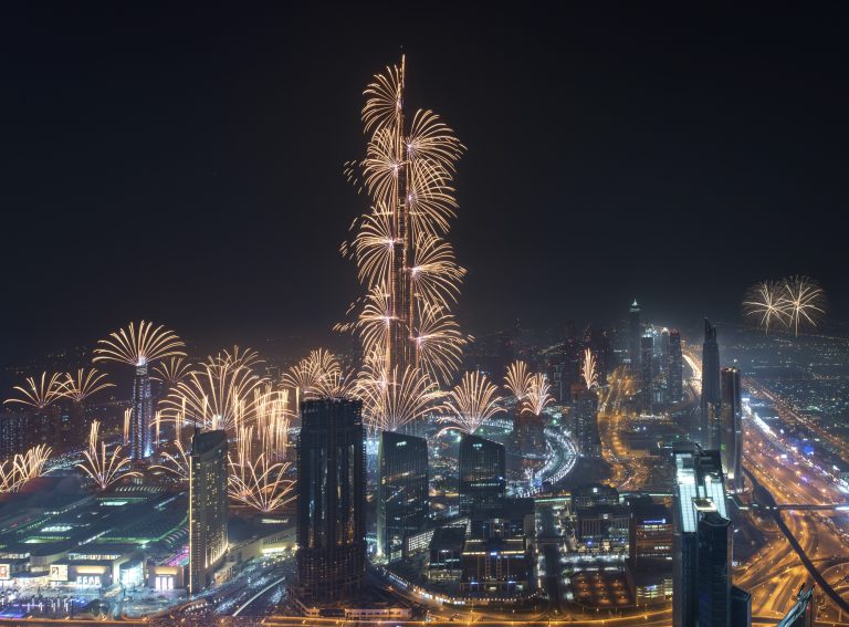 Eid Al Adha fireworks in Dubai