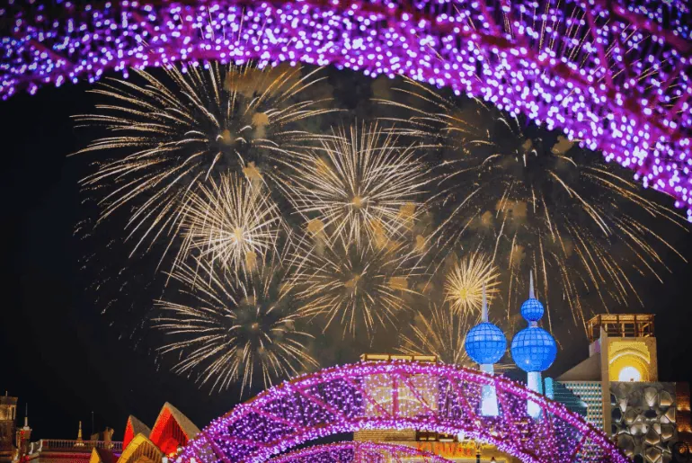 Global Village 2025 Fireworks: Seven Fireworks Displays