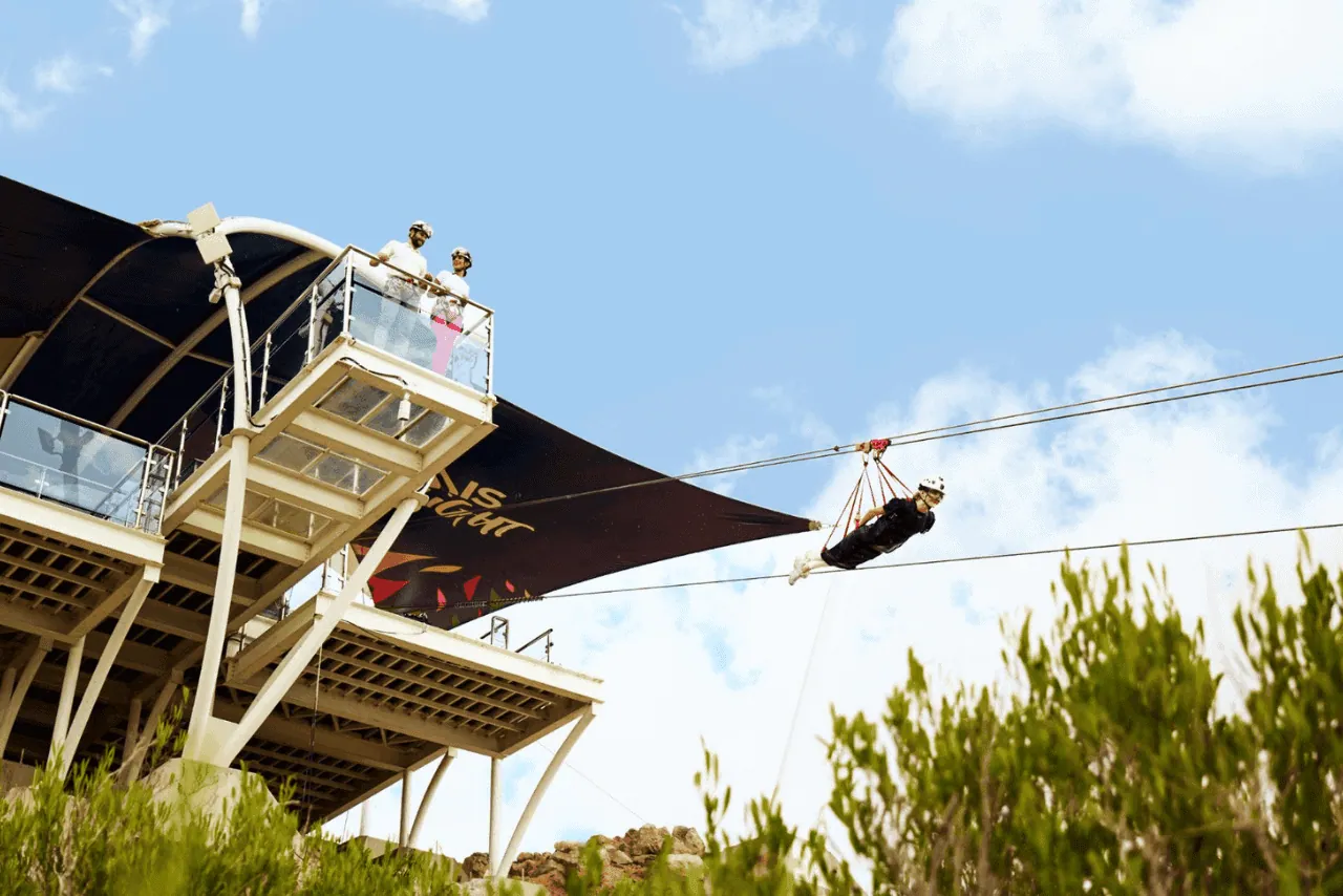 Jais Flight - The Jebel Jais Zipline: Ready for the longest zipline experience?