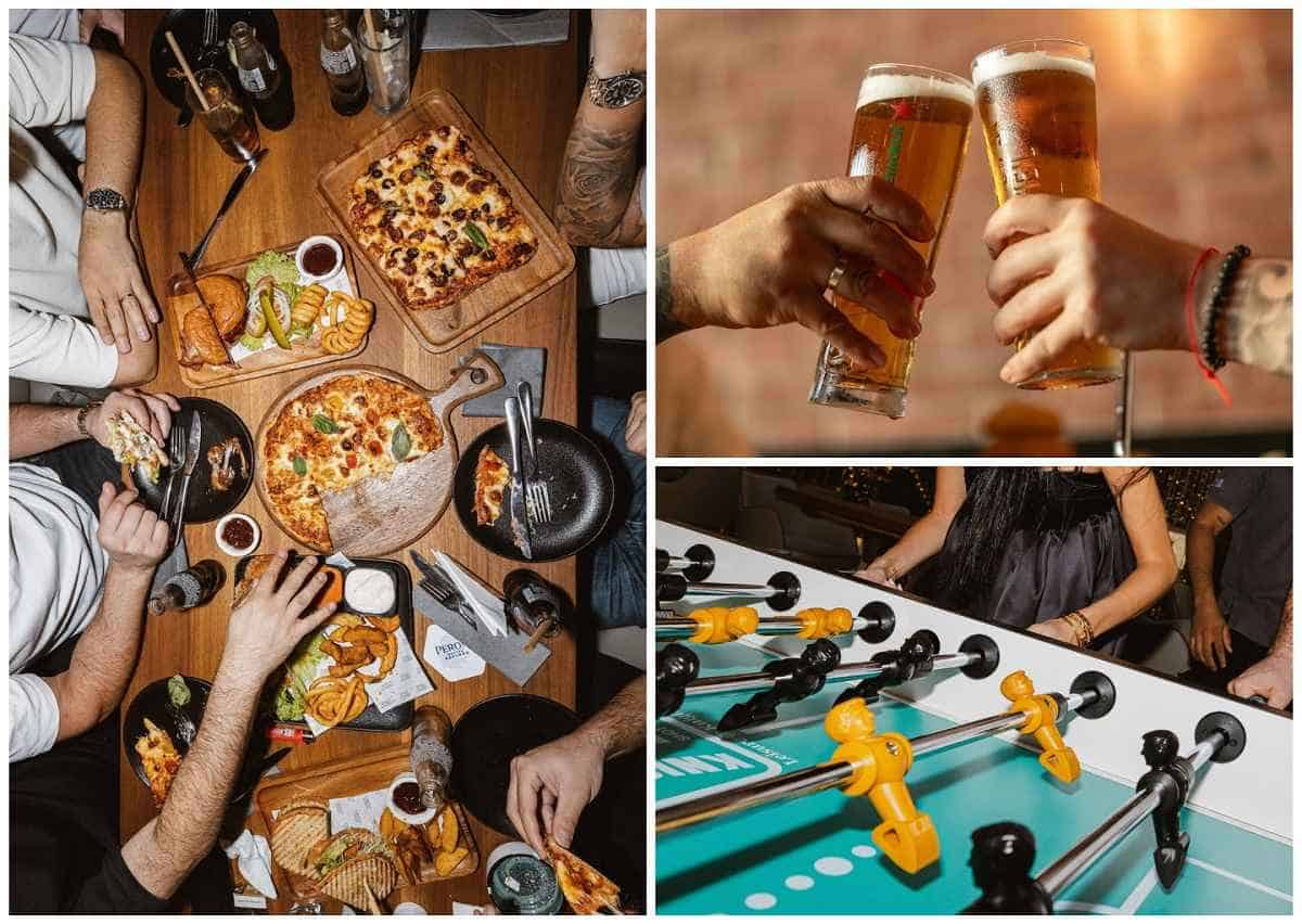 Tune in to The Sports Bar JBR Dubai for unbeatable sports action and comfort food