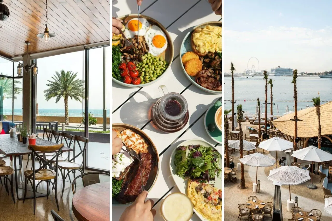 35+ Beachfront cafes in Dubai to bookmark for sunset views, great food, vibes and a lot more